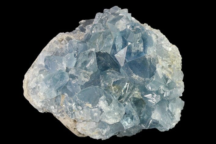 Sky Blue Celestine (Celestite) Crystal Cluster - Madagascar #133766